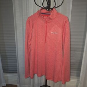 Vineyard Vines Coral Quarter-Zip Pullover Large NWT
